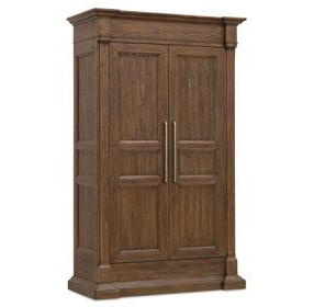 Driftwood Medium Brown 2 Door Wardrobe