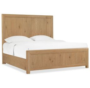 Timberline Light Brown California King Panel Bed