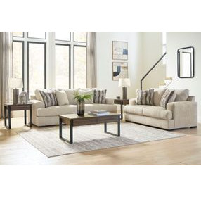 Jasmine Grove Oatmeal 97" Sofa