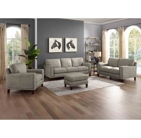 Halwyn Stone Leather Living Room Set