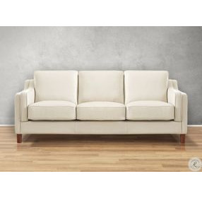 Isla Vanilla Leather Living Room Set