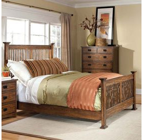 Oak Park Mission Panel Bedroom Set