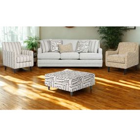 Durango Pewter Recessed Arms Sofa