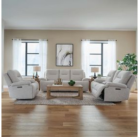 Easton Nathan Ginger 89" Zero Gravity Power Reclining Living Room Set with USB Charging