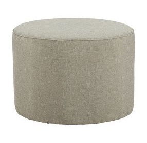 Moxy Green Upholstered Outdoor Round Ottoman