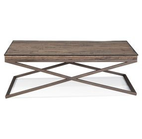 Cambria Bronze and Brown Glass Top Occasional Table Set
