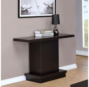 Reston Cappuccino Sofa Table