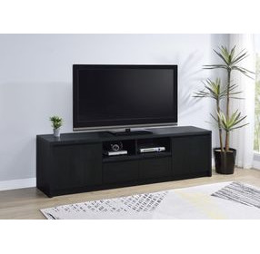 Winfield Black 78" 2 Door TV Stand