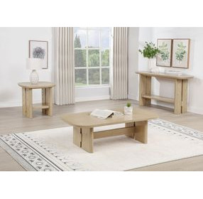 Kailani Beige Oak Square End Table