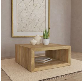 Benton Natural Square Coffee Table