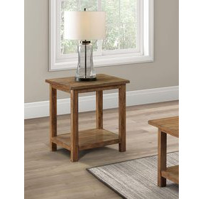 Payne Distressed Brown End Table