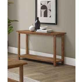 Payne Distressed Brown Entryway Console Table