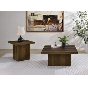 Devar Dark Pine Square End Table