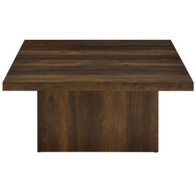 Devar Dark Pine Square Occassional Table Set
