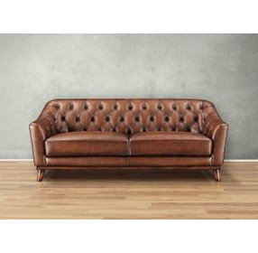 Lorwell Mocha Leather 84" Sofa