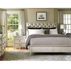 Oyster Bay Sag Harbor King Tufted Upholstered Platform Bed
