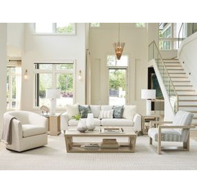 Sunset Key Flanders Beige Upholstered Accent Chair