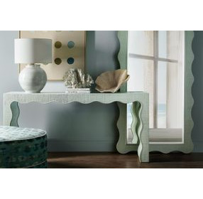 Bazaar Living Blue 72" Console Table