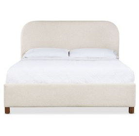 Bazaar Beige Upholstered Panel Bedroom Set