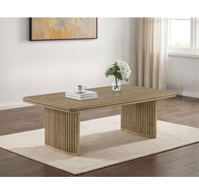 Adina Distressed Light Brown Rectangular Cocktail Table