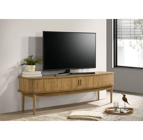 Croyden Weathered Natural 71" TV Stand with 2 Doors