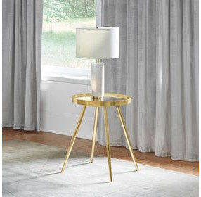 Kaelyn Gold End Table