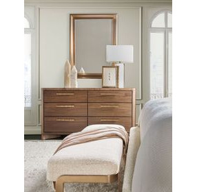 Eleana Gold Rectangular Landscape Mirror