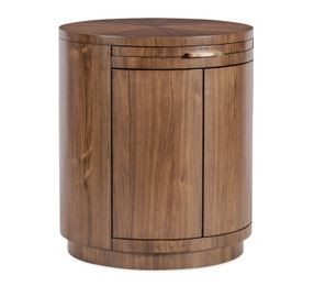 Eleana Medium Brown 2 Door Nightstand