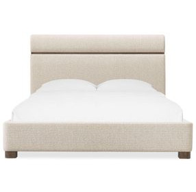 Eleana Beige Upholstered Panel Bedroom Set