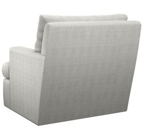 Bandar Gray Upholstered Swivel Chair