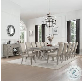 Rocky Gray Oak Side Chair Set of 2