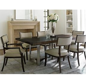 MacArthur Park Beverly Place Brown Extendable Rectangular Dining Table