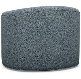 Ocean Club Kava Blue Upholstered Swivel Chair