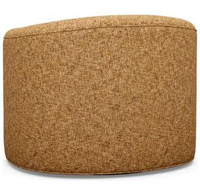 Ocean Club Kava Orange Upholstered Swivel Chair