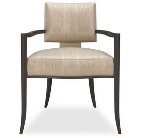 Reserved Seating Oatmeal Upholstered Arm Chair