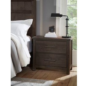 Dovetail Java 2 Drawer Nightstand