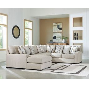 Laurelgrove Pebble 4-Piece Chaise Sectional