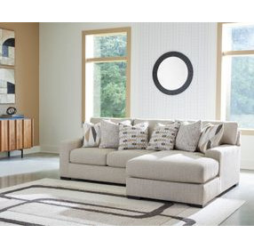 Laurelgrove Pebble 2-Piece Sofa Chaise Sectional