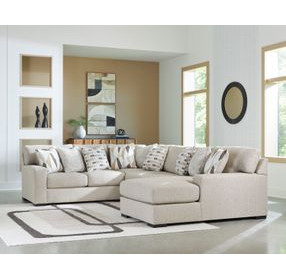 Laurelgrove Pebble 4-Piece Sectional with Chaise