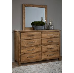 Dovetail Natural Rectangular Dresser Mirror