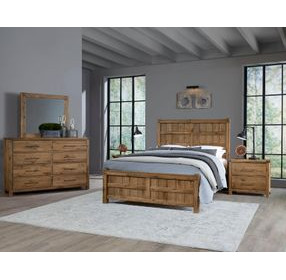 Dovetail Natural Panel Bedroom Set