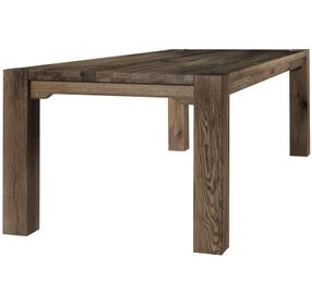 Dovetail Dining Aged Gray Gathering Dining Room Set