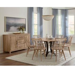 Dovetail Bleached White Side Chair