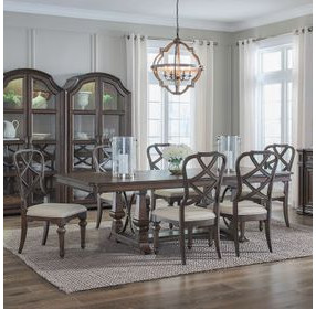 Provence Park Cream X Back Upholstered Side Chair Set of 2