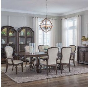 Provence Park Cream Upholstered Arm Chair Set of 2