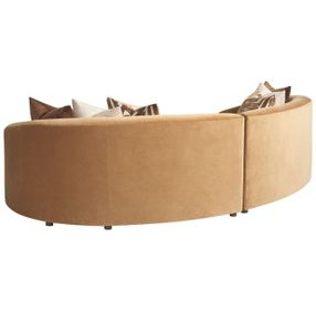 Alston La Costa Tan 2 Piece Modular Curved Sectional