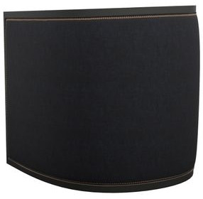 Palermo Blue and Beige Upholstered Swivel Chair with Nailhead Trim