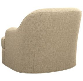 Alta Vista Beige Upholstered Swivel Chair