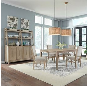 Brentwood Sandstone 92" Extendable Rectangular Dining Room Set