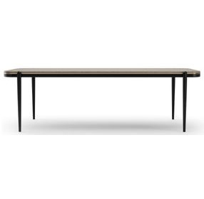 Madera Chocolate Koto Matte and Modern Dining Room Set